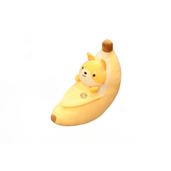 60cm söt tecknad djur banan plysch frukt mjuk proush kudde supermjuk barnleksak baby födelsedagspresent | plysch gosedjur (Shiba Inu)