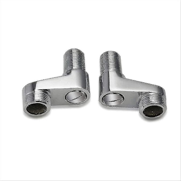 2-pak Badekarhaneadaptere med 3/4 \", 1/2\" Justerbar Svingarm, Klo-brusehane, Massiv Messing Badeværelseshanetilbehør