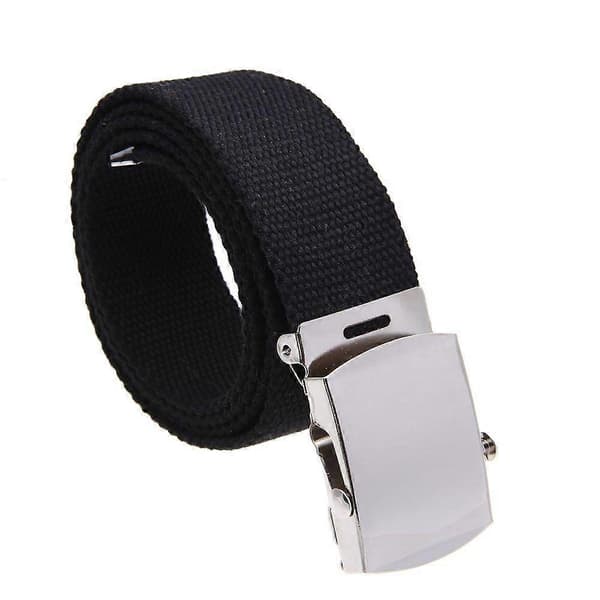 Stofbælte taljebånd Sort Herre 38mm black
