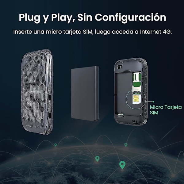 5g Bærbar Mobil Hotspot Router 4g Kommunikationsrouter Livestreaming Mobil Wifi Bærbar