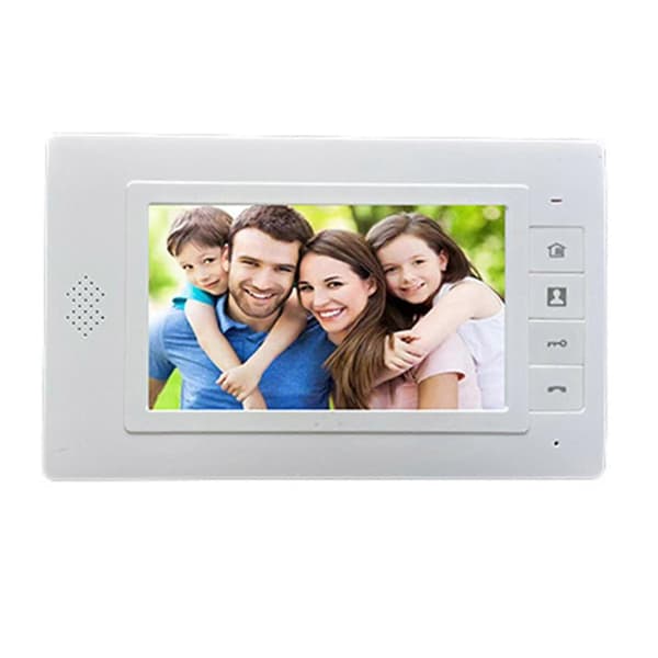 7\" Kablet Video Dørtelefon Intercom Adgangssystem Til S Fl Ft 7in Screen with Power Supply
