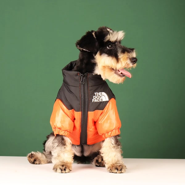 Stora Vinter Kläder för Hund Franska Bulldog Valp Varm Vindtät Jacka Liten Mellanstor Hund Reflexjacka Chihuahua Husdjurskläder Pink L