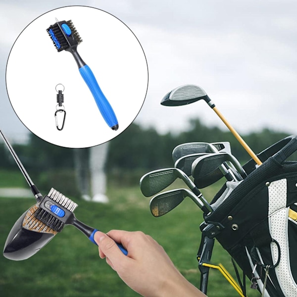 Kestävä golfmailaharja golf-tarvikkeet kaksipuolinen kotitalous miehet ja naiset sininen