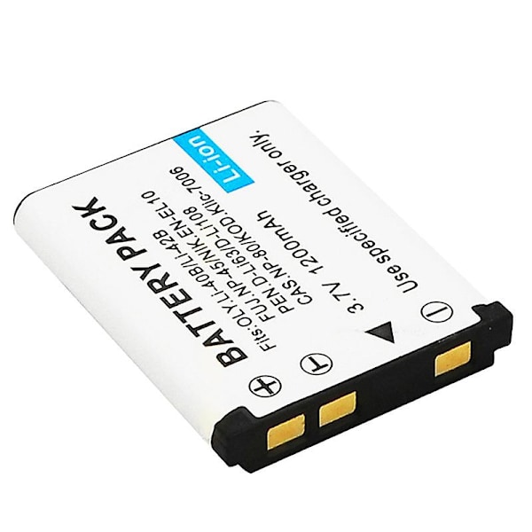 Genopladeligt lithiumbatteri 1200mah Li-40b Li 40b Li-42b Li 42b batteri til Np-45 Np 45 Np 45a 45b 45s En-el10