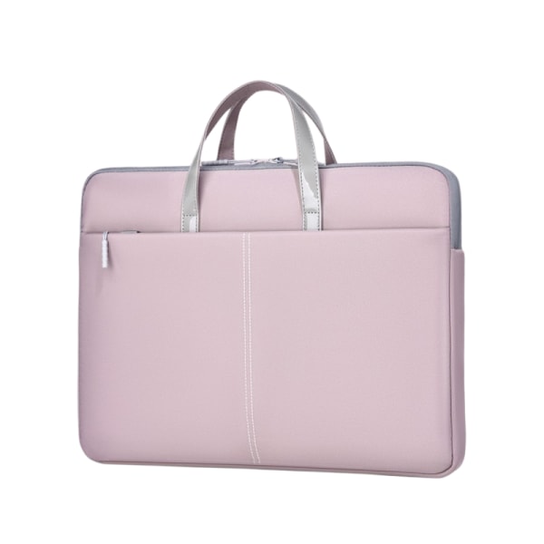 Laptopväska Kompatibel med MacBook Pro 16 tum 2023-2019 M2 A2780 M1 A2485 Pro/Max A2141/Pro 15 A1398, 15-15,6 tum Laptop, Polyester Flip Case (Rosa)
