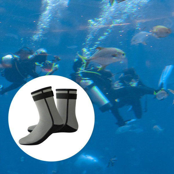 3 mm neopren dykstövlar för män Beach Surf Snorkling Thermal Strumpor XL