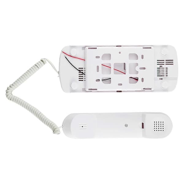 109DC Tovejs High-definition Kablet Intercom Dørtelefon (Hvid) White