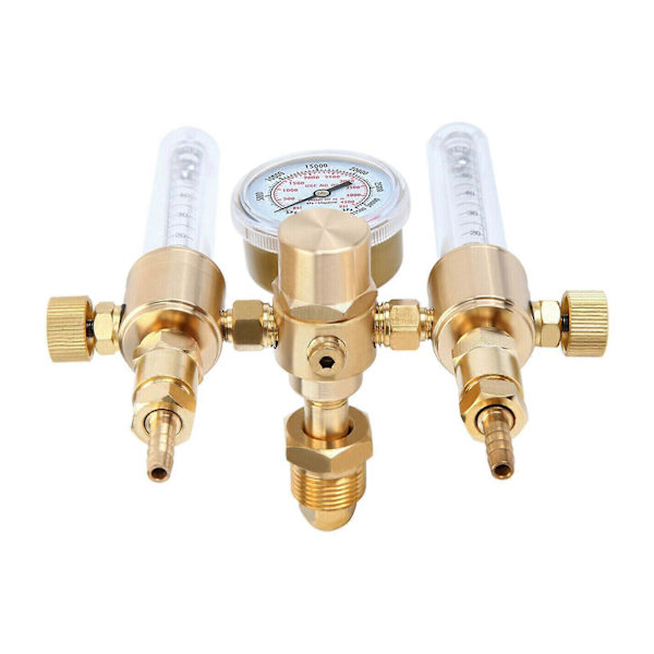 Dubbel Argonregulator Flödesmätare Reservdelar Professionell