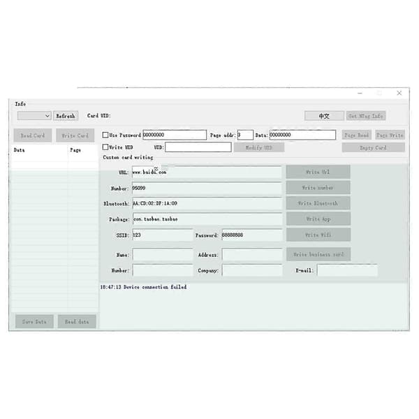 13.56Mhz PN532 PCR532 RFID UID UID GEN2 IC Kortläsare Skrivarmodul Typ C med Programvara Black