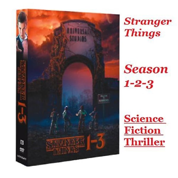 Stranger Things Säsong 1-3 Komplett 8-Disc Set