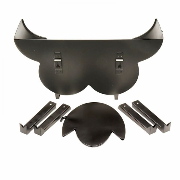 Dekorativ saue-toalettpapirholder, saue-toalettpapirholder, oppbevaring & 124; Papirholder (svart)
