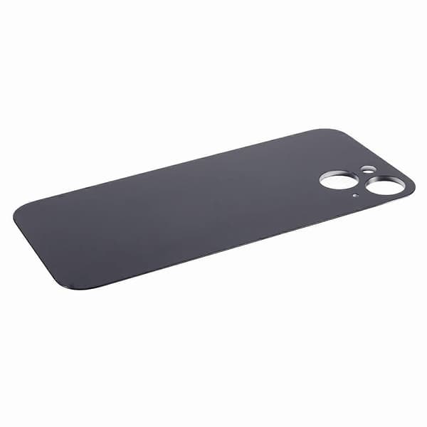 Batterihus dæksel reparationsdel til iPhone 15 (Stort hul) Black Black