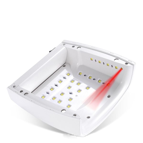 Uppladdningsbar nageltork med inbyggt batteri UV-ljus 48W sladdlös gel Polen trimmad manikyr nageltork S10 LED-ljus |