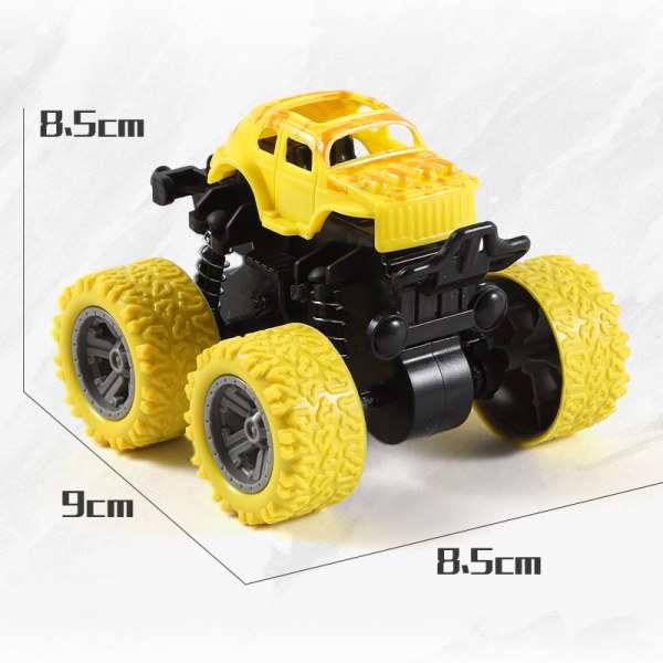 InertInertia 4WD terrängfordon - Leksaksbilar för pojkar - Terrängbilsleksaker ia 4WD terrängfordon - Modellbilar för pojkar - Terrängbilsleksaker Yellow