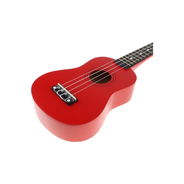21 tums 4-strängad nybörjarukulele Hawaiian gitarrinstrument Röd Red