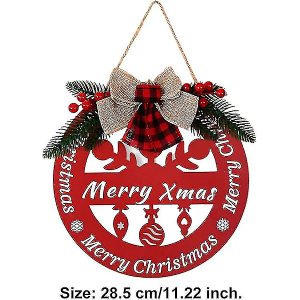 Krans Dörr H Skylt Dörr Råttor Hollow S God Jul Bokstäver Ornts För Dörröd2st