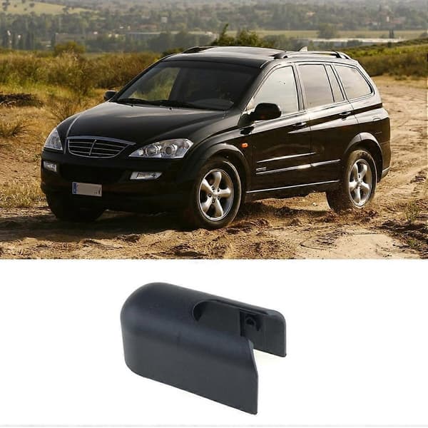 Bakre vindusviskerarm dekselhette monteringsmutter for Hatchback 2007-2014 tilbehør Black