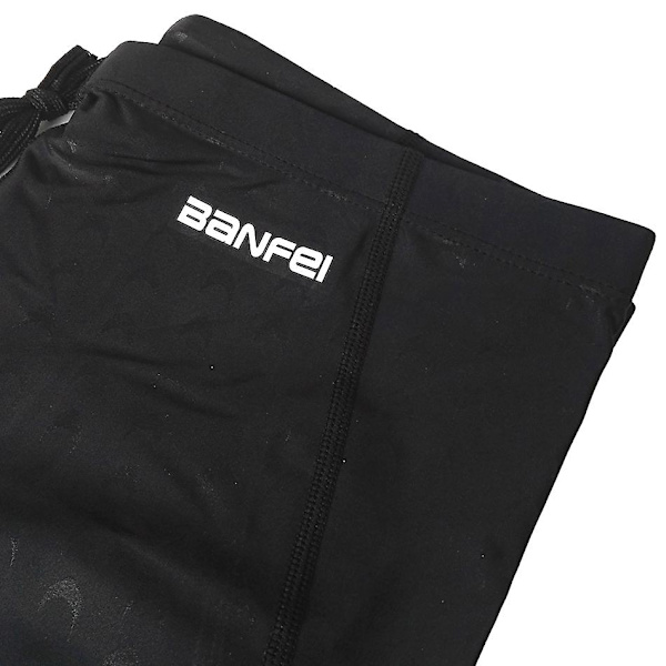 Sharkskin Sim Jammer för Män | Badbyxor Jammers Badkläder Black White 3XL