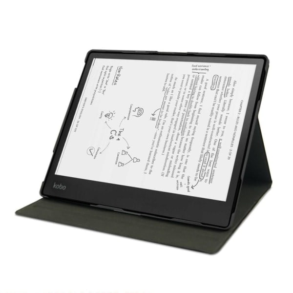 Kobo Elipsa Fodral 360 Graders Rotation Ställ - Svart