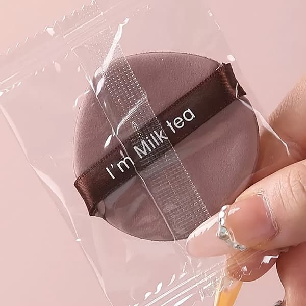 13-delars sminkborstset + 2 svampar, för ögon, foundation, concealer