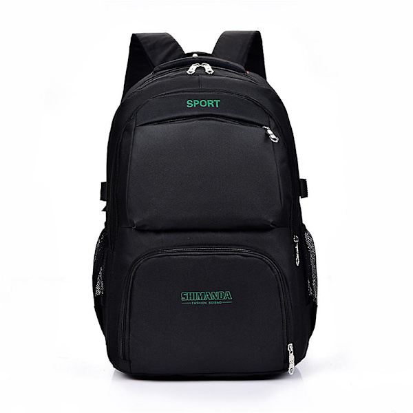 Multifunksjonell ryggsekk for menn og kvinner, forretningsbruk, utendørs reise, laptopveske, slitesterk, pustende, justerbar ryggsekk, unisex Green