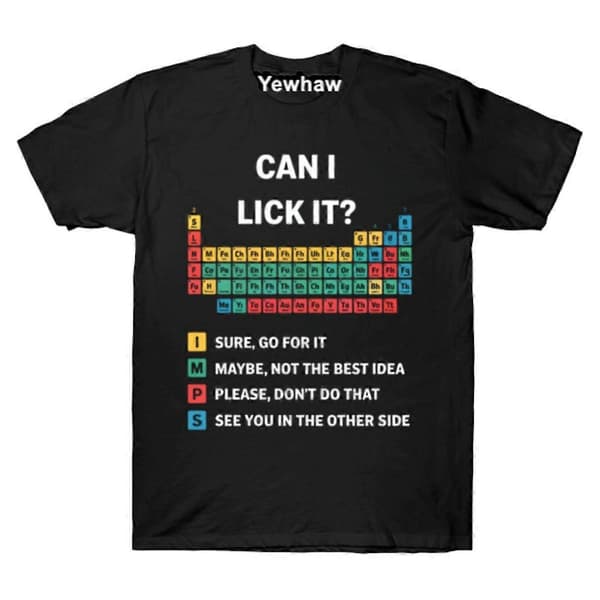 Can-I-Lick-It T-shirt Can I Lick It Tröja Black M
