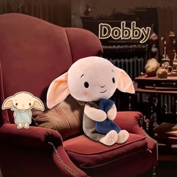 1kpl Dobby pehmolelu, Söpö Dobby lelu avaimenperä pehmo riipus Dobby