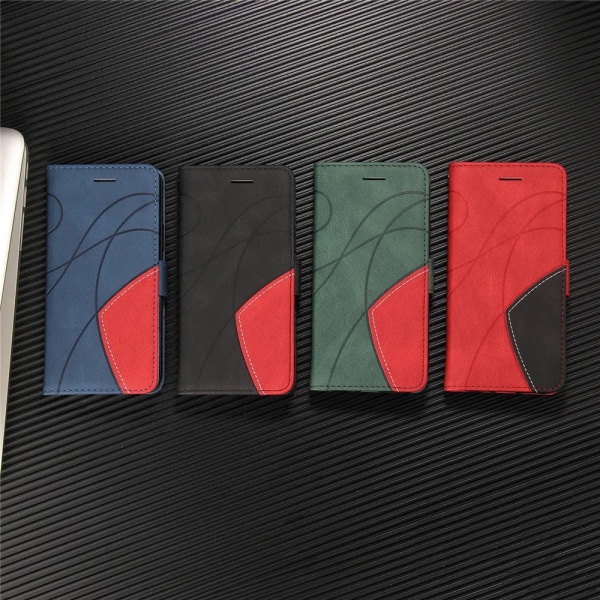 För iPhone 15 Plus Fodral Läder Flip Omslag iPhone 15 Plus Mobilskal För Apple iPhone 15 Plus Fodral