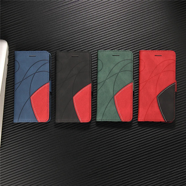 För iPhone 15 Pro Fodral Läder Flip Omslag iPhone 15 Pro Mobilskal För Apple iPhone 15 Pro Fodral