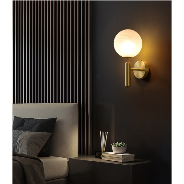 LED vägglampa vardagsrum sovrum sänglampa lyxig gång kreativ atmosfär vägglampa