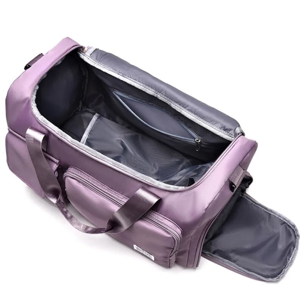 Resväska bagage handväska dam axelväska stor kapacitet märke vattentät nylon sport fitness väska dam crossbody väska Pink