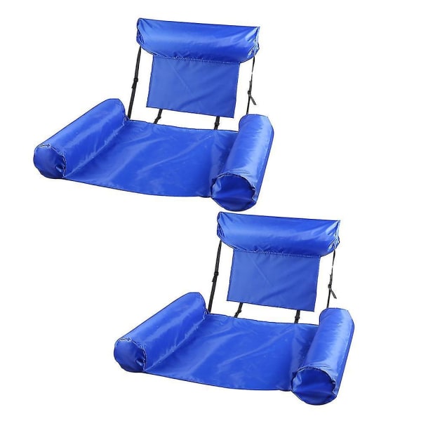 2st vatten flytande hängmatta Uppblåsbar pool Float Lounge Hopfällbar vatten flytande stol Infl