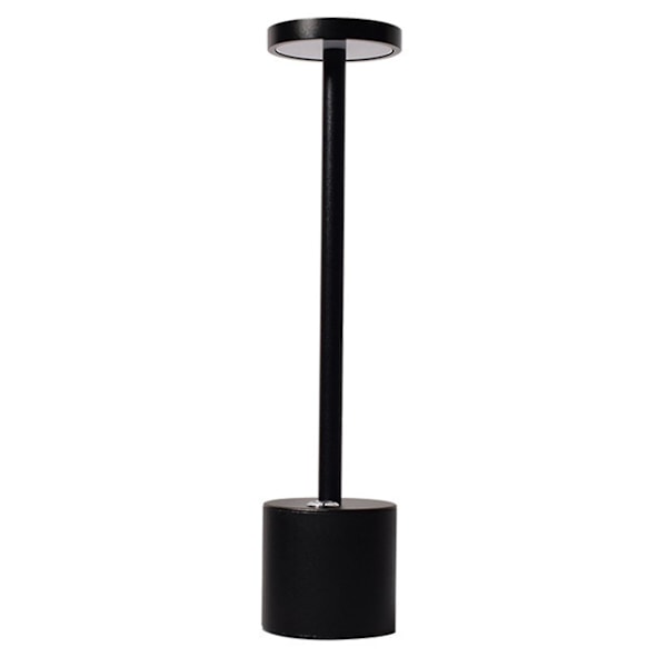Bord Skrivebordslampe Led Berørings Dæmpbar Trådløs Soveværelse Natlampe Black