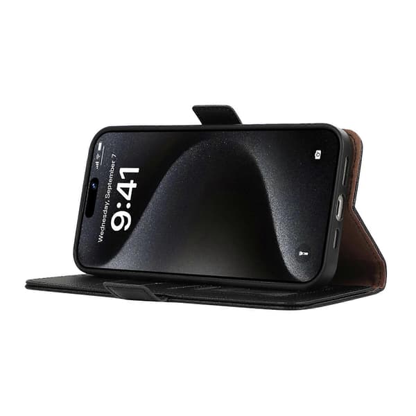 Läderfodral för Motorola Edge 50 Neo Black