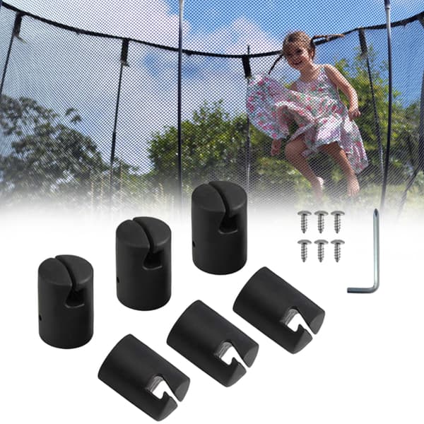 {YM}Plastic Trampoline Pole Cap Trampoline Pole Cap for Flat Steel Plate System