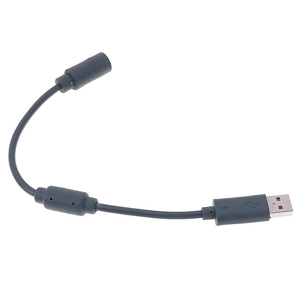 Kablet controller USB breakaway adapter kabel til xbox 360 Grå 23cm HFMQV One Size