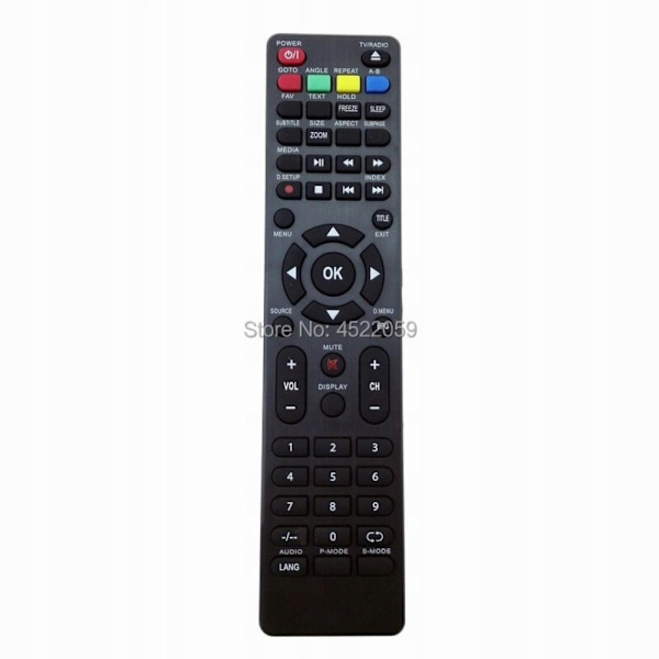 Ersättningsfjärrkontroll Universal TV för JTC DVX4 DVB14809, DVB73207, GPRC159