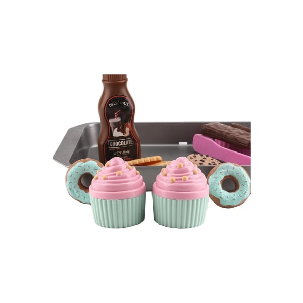 16 delar Realistiskt Dessert Leksak Set Barn Afternoon Tea Girls Lek Leksaker Låtsas Colourful