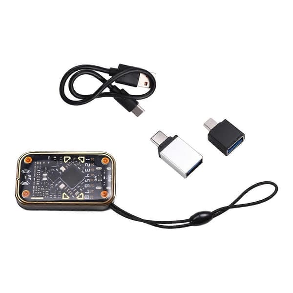 Chameleon Ultra V2.0 RFID Smart Chip Reader Smart Card Emulator Black & Transparent