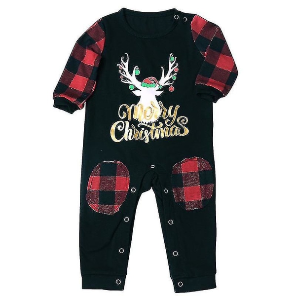 Jul Far Mamma Barn Kläder Topp+byxor Jul Pyjamas För Familj Matchande outfit Xmas Pyjamas Set Baby Romper Familj Set Baby-6-9M