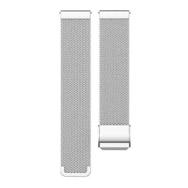 Tre Perler Rustfritt Stål Rem 22mm Silver