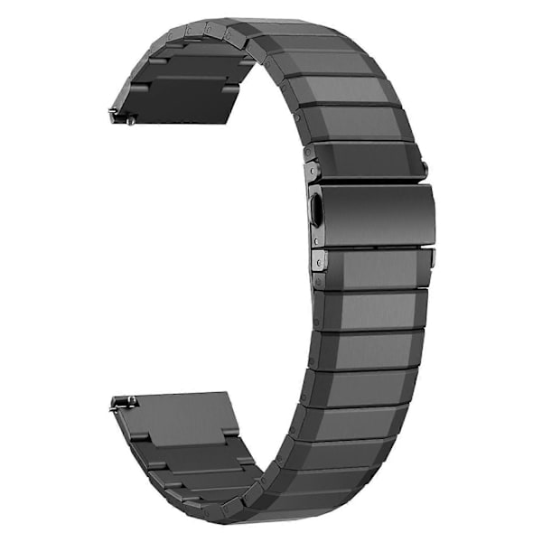22 mm Universal Titanium Alloy Urrem Bambus Segment Håndledsrem - Multicolor Titanium Grey