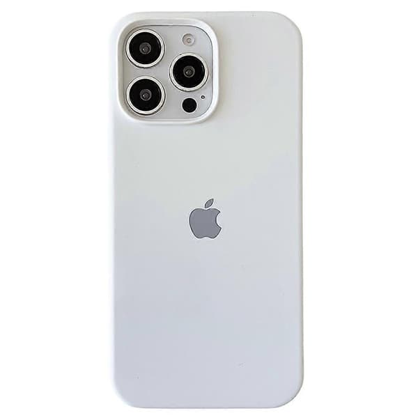 Støtsikkert silikondeksel til iPhone 16 Pro - Hvit