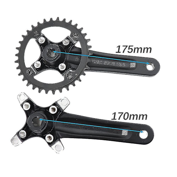 Prowheel Kampiakseli Neliöaukko Mtb Pyörä 104bcd 170mm 175mm Deckas Ketjurenkaat Maastopyörä 30t 32 34 36 38 40t 1x 2x 1 2 Nopeus