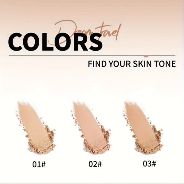 Vandtæt Setting Powder til Ansigtsmakeup, Inklusive Foundation og Concealer. 1