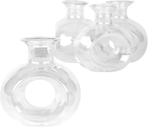 Hel 7,6 cm Hög Klar Glas Servettring Budvas