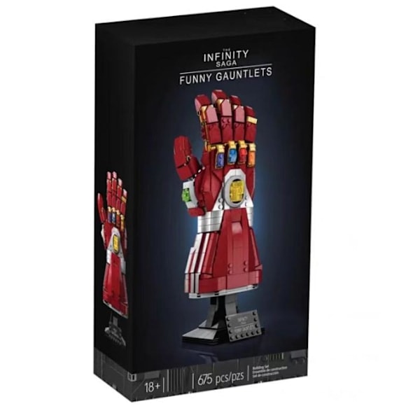 Marvel Infinity Gauntlet Sett Samleobjekt Nanometerhanske Med Infinity-steiner, Byggesett, Avengers Gaveidé For Voksne Og Tenåringer Nanometer Glove