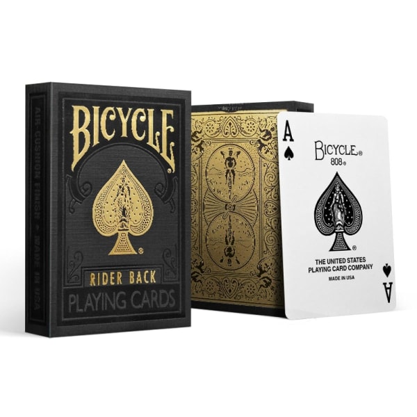 Black Gold Poker Deck Limited Edition Poker Magic Pokerspel Magic Skills Tillbehör