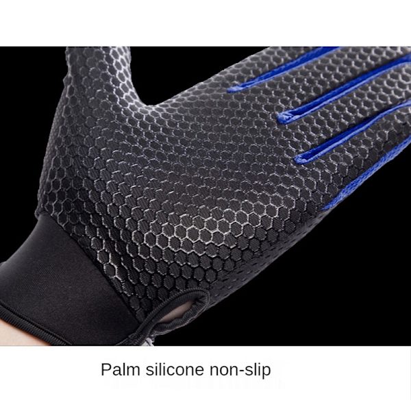 Mesh Cykelhandskar Hel Finger Sommar Herr Dam Cykelhandskar Lång Mtb Pekskärm Andningsbara Racing Cykelhandskar Tillbehör black orange M