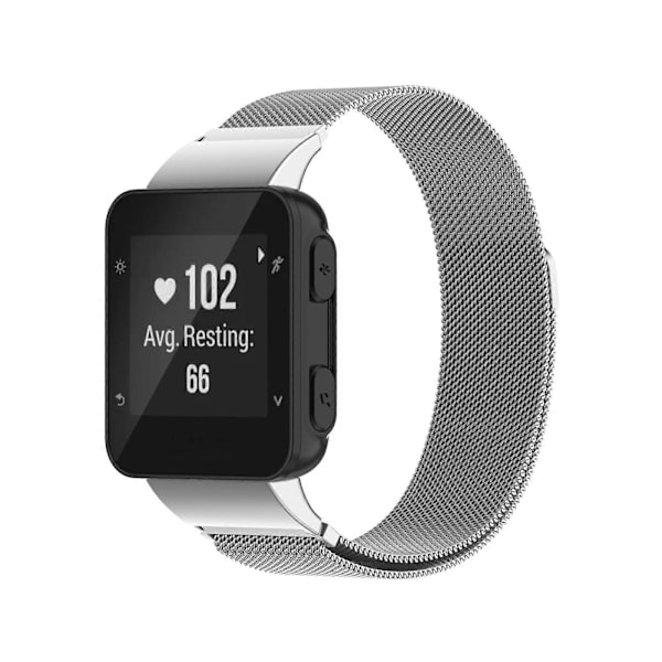Til Garmin Forerunner 35 / 30 Milanese Urrem Silver